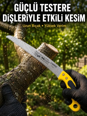 Negok Bahçe Bıçkısı Keskin Çelik Diş Yapısıyla Pratik Kesim
