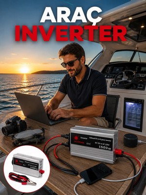 Negok 1500W Yüksek Güç Çıkışlı Araç Inverter
