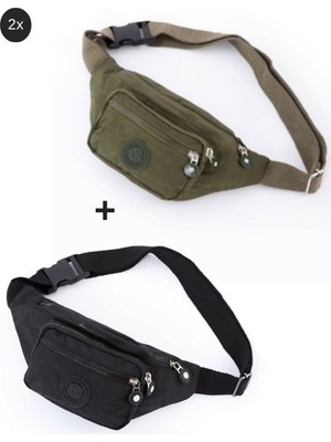 Sannora Bags Unısex Bel ve Omuz Çantası Çapraz Askılı Spor ve Günlük Çanta Seyahat Çantası