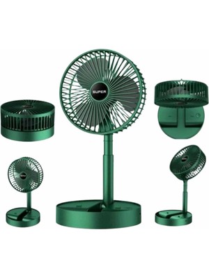 Negok Katlanabilir USB Şarjlı Masaüstü Soğutucu Mini Fan Telefon Tutucu