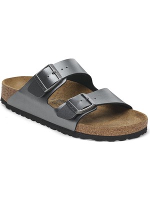 Birkenstock Arizona Bf Çift Toka Metalik Kadın Terlik