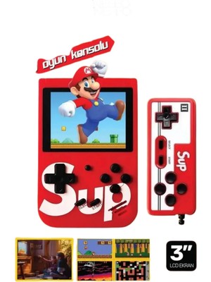 My Best Store Çift Kollu Gri Mini Atari Oyun Konsolu Bluetooth Özelliği Olmadan - Elektronik Yok