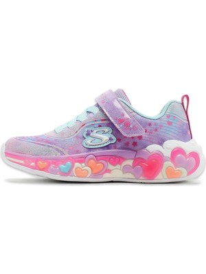 Skechers 302696 Eternal Heart Lights Işikli Mavi Çocuk Spor Ayakkabı