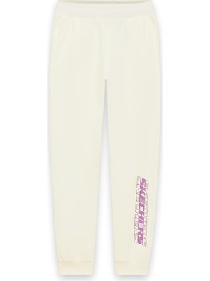 Skechers SK242054 G 2xi-Lock Jogger Beyaz Kız Çocuk Eşofman Altı