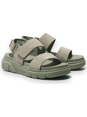 Timberland TB0A61MG Greyfield Sandal Backstrap Sandal Bej Kadın Sandalet