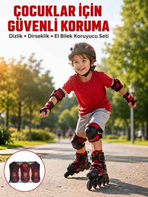 Marmara Avm Koruyucu Seti Dizlik Dirseklik Bileklik Nefes Alabilir Koruma Ekipmanı