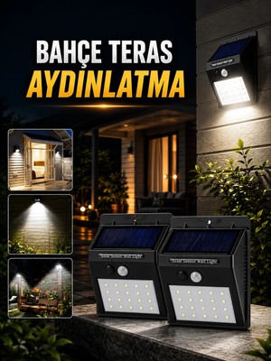 Marmara Avm Solar Lamba Giriş, Bahçe Yol Avlu Hareket Sensörlü LED