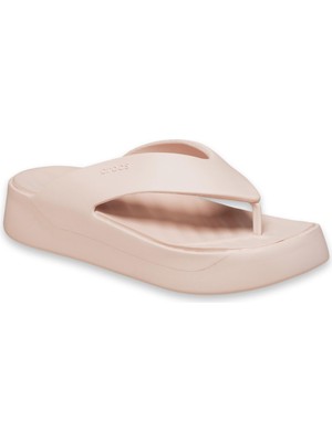 Crocs 209410 Getaway Platform Flip Pudra Kadın Terlik