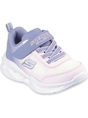 Skechers 303714N Glow Ombre Deluxe Mor Kız Çocuk Spor Ayakkabı