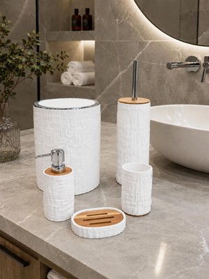 Acar Akrilik 5 Li Banyo Seti