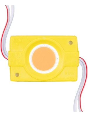 Powermaster 12 Volt 2.4 Watt Sarı Cob LED Modül - 40X22 mm