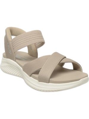 Skechers Ultra Flex 3.0 Kadın Bej Sandalet 119975 Tpe