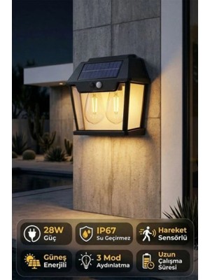 Marsilyan Çitftli Solar LED Aydınlatma Lambası
