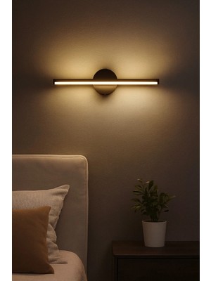 Empressco Modern Kablosuz Lamba Resim Aplik 33CM Premium Pilli LED Duvar Apliği Gün Işığı