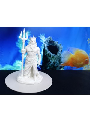 Poseidon Akvaryum Figürü