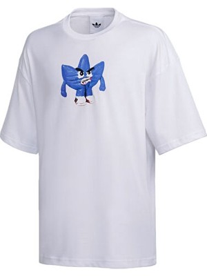 Adidas Clay Trefoıl Tee Erkek Günlük Tişört KS4294 Beyaz