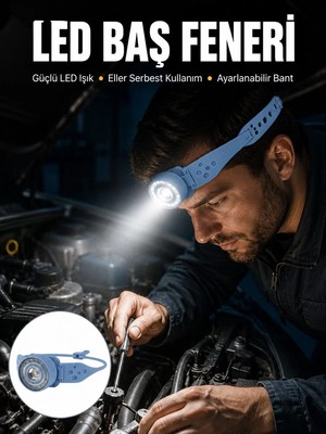 Gees Global Suya Dayanıklı LED Kafa Lambası Outdoor Kullanım Yeni Nesil