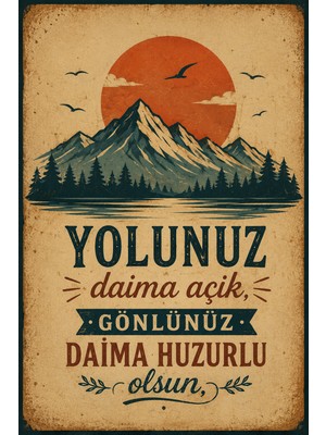 Lucena Retro Edebi Sözlü Mdf Duvar Tablosu Dekoratif Motivasyon Yazılı Vintage Duvar Panosu 32