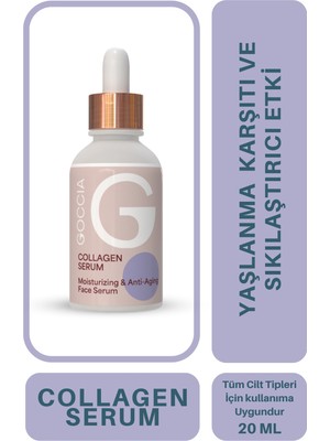 Goccia Sıkılaştırıcı | Elastikiyet Arttırıcı Kolajen Serum 20ML
