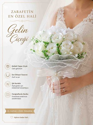 Beyaz Güllü Papatyalı Gelin Çiçeği