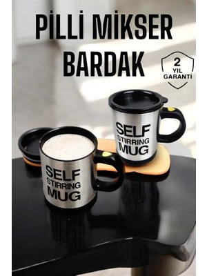 Masa Dostu Mikser Kupa Yazılı Mug Bardak Karıştırma Özelliği Tdms-07