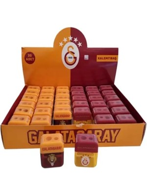 TMN Galatasaray 5 Yıldızlı Kalemtraş Çiftli Orjinal Lisanslı - 2 Adet