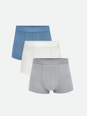 Lc Waikiki Yeni Sezon Standart Kalıp Pamuklu Esnek Erkek Boxer 3'lü