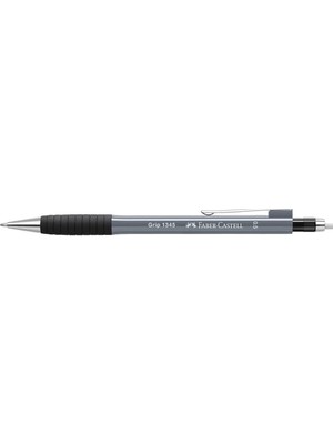 Esranın Dünyası Faber-Castell Grip 1345/47 Versatil Kalem, 0.5 Mm, Gri, Ergonomik Tutuş, Yaylı Uç, Uzun Silgi, Modern Tasarım