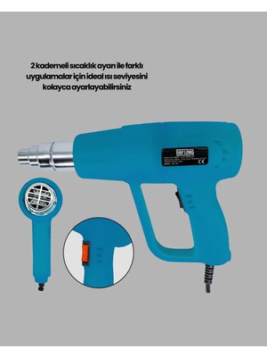 TeknoKapsül Isı Tabancası Mavi