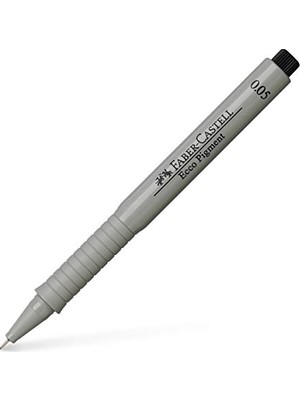 Esranın Dünyası Faber-Castell Ecco Pigment Teknik Çizim Kalemi, 0.05 Mm, Siyah
