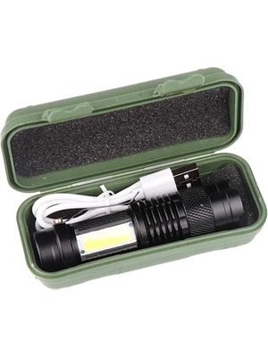 TeknoKapsül Mini Boy LED El Feneri - 2000 Lümen, Su Geçirmez Tasarım Yeni Nesil