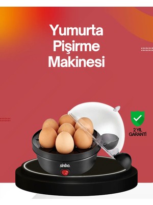 TeknoKapsül 7 Yumurtalık Buharlı Yumurta Pişirme Cihazı Otomatik Kapanma Özellikli