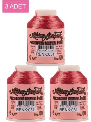Royaleks Group 3 Adet Altınbaşak Oya ve Dantel Ipi 20 gr - Royaleks - No: 031