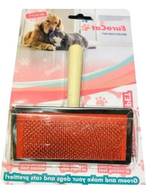 Hakay Tahta Saplı Büyük Boy Kedi/köpek Fırçası