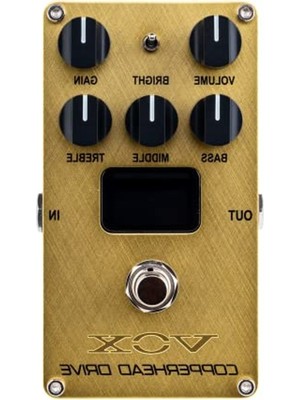 Hakay Copperhead Drive Gitar Pedalı, Zengin Ses Efektleri Sunar