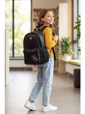 U.S. Polo Assn. 24228 Unisex Okul Sırt Çantası Öğrenci Günlük Seyahat Tatil Spor Yürüyüş Seyahat Gezi Kamp Günlük
