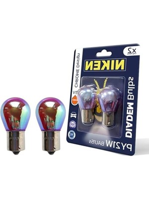 Hakay Turuncu Amber Chorome Diadem Ampul, 12V 2'li Paket