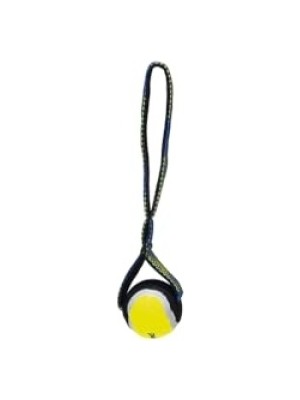 Hakay Tenis Topu Tasarımlı Yüzen Köpek Oyuncağı, Mavi/sarı, 25,5x6,3x6,3 cm