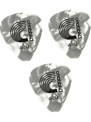 Hakay Beyaz Medium Gitar Pena Seti, 0.70 mm Kalınlıkta 3 Adet
