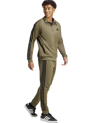 adidas 3-Stripes Erkek Yeşil Günlük Stil Eşofman Takımı JI8854