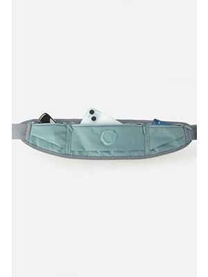 Hakay Reflektörlü Unisex Bel Çantası, Haki Renk ve Ön Cep