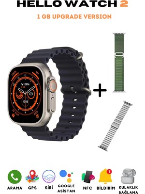 Genel Tedarik Dikdörtgen Ekranlı Metal Kordonlu Akıllı Saat - Gps, Nabız ve Uyku Takibi Özellikli Siyah Model