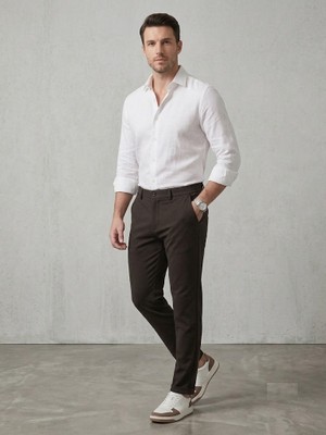 Centilmen Integral Esnek Kumaş Smart Casual Pantolon 8750