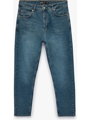 Koton Pamuklu Cep Detaylı Tapered Jean Pantolon - Joe Jean