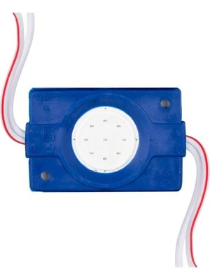 Powermaster 12 Volt 2.4 Watt Mavi Cob LED Modül - 40X22 mm