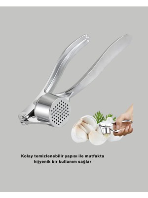 Mrt Teknik Mutfak Sarımsak Ezici Kaymaz Saplı Güçlü Mekanizma
