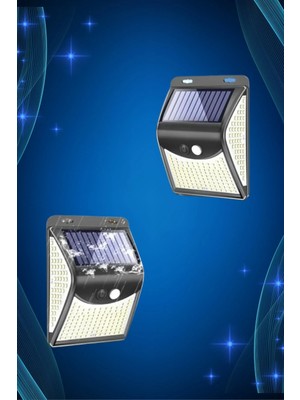Mrt Teknik Solar Sensörlü Duvar Lambası Bahçe Lamba 20 LED Işık