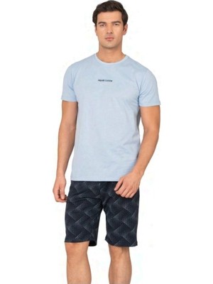 Pierre Cardin  Erkek Şortlu Pijama  Takımı 6137