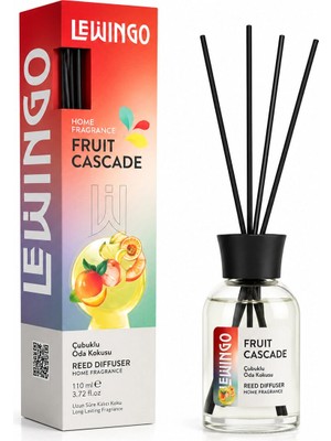 sbodurhome Fruit Cascade Bambu Çubuklu Oda Kokusu - 110 ml - Cam Şişe 