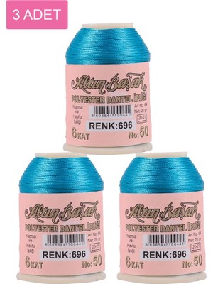 Royaleks Group 3 Adet Altınbaşak Oya ve Dantel Ipi 20 gr - Royaleks - No: 696